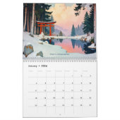Serenity in Bloom Japanese Garden Wall Calendar Kalender (Jan 2026)