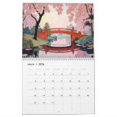 Serenity in Bloom Japanese Garden Wall Calendar Kalender (Mar 2026)
