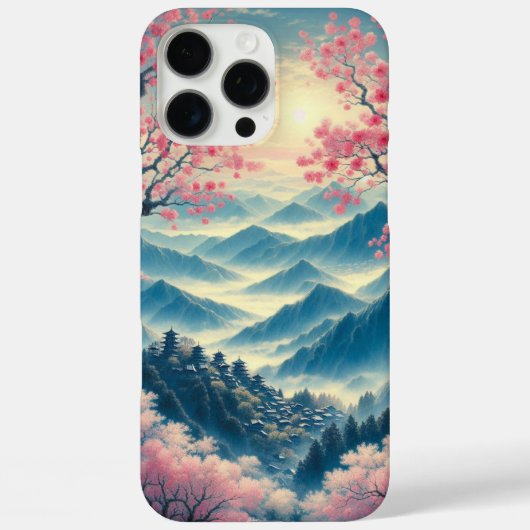 Serenity in Bloom: Japanse kersenbloesems Case-Mate iPhone Case (Achterkant)