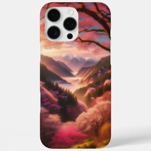 Serenity in Bloom: Japanse kersenbloesems Case-Mate iPhone Case (Achterkant)