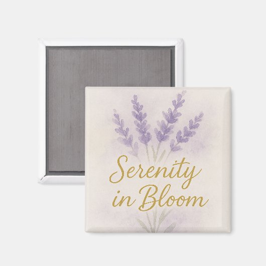Serenity in Bloom — Magnet  (Voorkant / Achterkant)