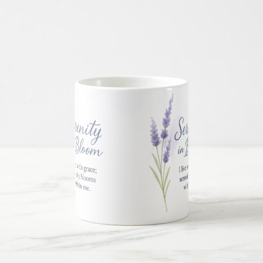 Serenity in Bloom — Mug Koffiemok (Center)