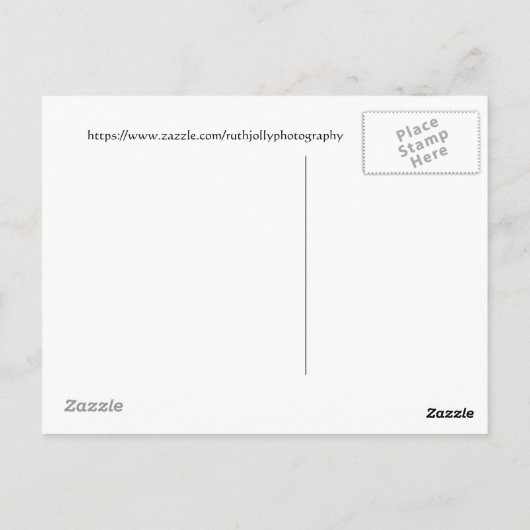 Serenity in Gold en Green Aspen Briefkaart (Achterkant)