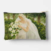 Serenity in Ivory: A Bride in a Garden Reverie Etui (Achterkant)