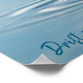 Serenity in Motion: drijvende paardenbloem zaad Poster (Hoek)