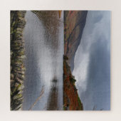 Serenity in Pieces Lakeside Landschap Legpuzzel (Horizontaal)