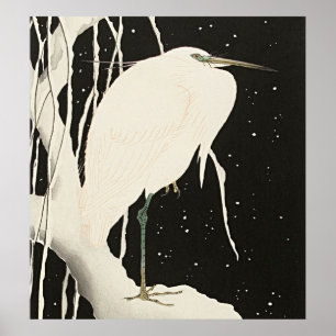 Serenity In Snow beroemd gemaakt door Heron Ohara Poster