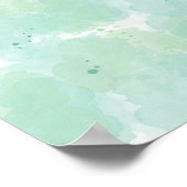 Serenity in Strokes muur kunst poster (Hoek)