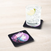 "Serenity in Style" Schoonheid voor vrouwen Bier Onderzetter (Rechterzijde)