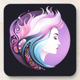 "Serenity in Style" Schoonheid voor vrouwen Bier Onderzetter