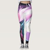"Serenity in Style" Schoonheid voor vrouwen Leggings (Voorkant)
