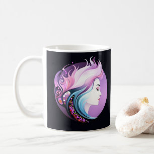 "Serenity in Style" Vrouwenschoonheid Koffiemok