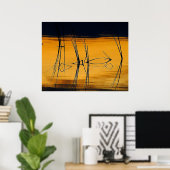 Serenity Ingelijste Print (Thuiskantoor)