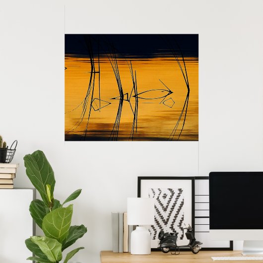 Serenity Ingelijste Print (Thuiskantoor)