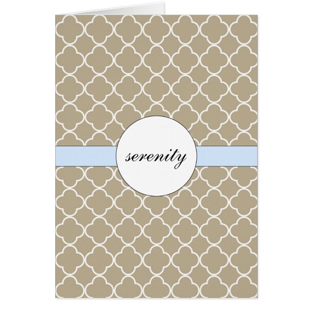 Serenity Inspirerend Card (Voorkant)