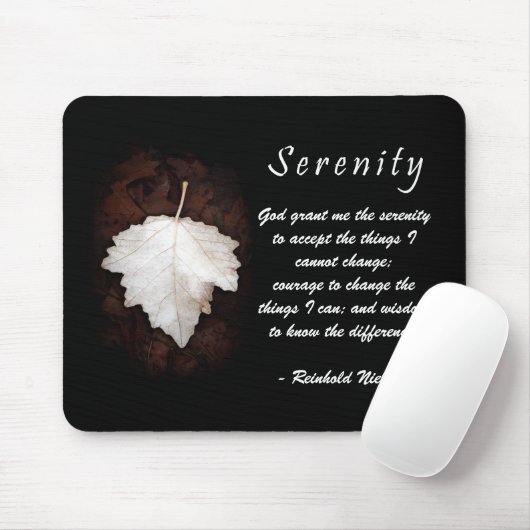 Serenity Inspirerend Mousepad Muismat (Met muis)