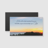 Serenity Inspirerend Sunset Photography Magnet (Voorkant / Achterkant)