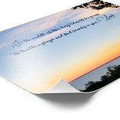 Serenity Inspirerend Zonsondergang Fotografie Foto Afdruk (Hoek)