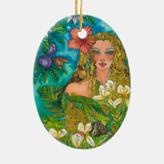 Serenity kerstversiering keramisch ornament (Achterkant)