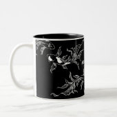 Serenity Koi Art Tweekleurige Koffiemok (Links)