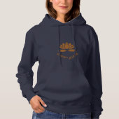 Serenity – Koper Lotus Bloem Ontwerp Hoodie (Voorkant)