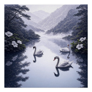 Serenity Lake Perfect Poster