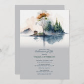 Serenity Lake viering van het leven Kaart (Voorkant / Achterkant)