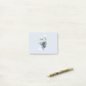Serenity Lotus Bloemen Waterlelies Post-it® Notes (Op bureau)