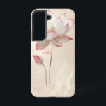 Serenity Lotus Bloom Telefoonhoesje Samsung Galaxy Hoesje<br><div class="desc">Een zacht bloeiende lotusbloem straalt rust en elegantie uit,  ideaal voor liefhebbers van rustige en spirituele esthetiek.</div>