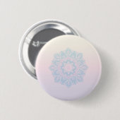 Serenity mandala ronde button 5,7 cm (Voorkant /achterkant)