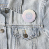 Serenity mandala ronde button 5,7 cm (In situ)
