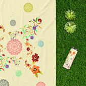 Serenity Mandalas Waterverf Bliss Fleece Deken