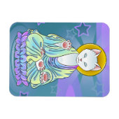 Serenity Meow Boeddhistische kat magneet (Horizontaal)