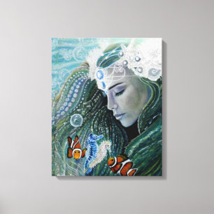 Serenity Mermaid Canvas afdrukken