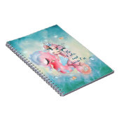 Serenity Mermaid - Hou je rustig en zwem door Notitieboek (Rechterzijde)