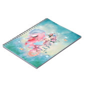 Serenity Mermaid - Hou je rustig en zwem door Notitieboek (Linkerzijde)