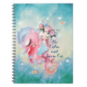 Serenity Mermaid - Hou je rustig en zwem door Notitieboek (Voorkant)