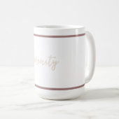 Serenity Minimalist Mutted Koffiemok (Voorkant rechts)