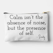 Serenity Modern Neutral Pixel Art Portrait Etui (Achterkant)