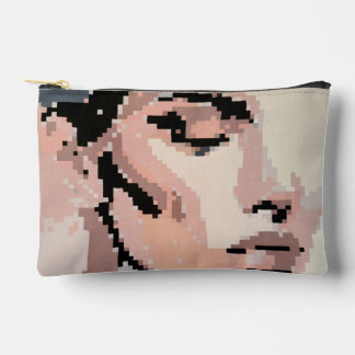 Serenity Modern Neutral Pixel Art Portrait Etui