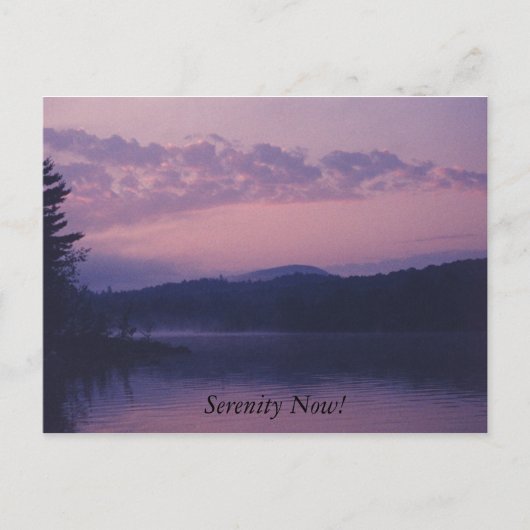 Serenity Now! Briefkaart (Voorkant)