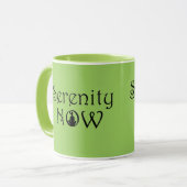 Serenity Now Mok - unieke Yoga-cadeaus (Voorkant links)