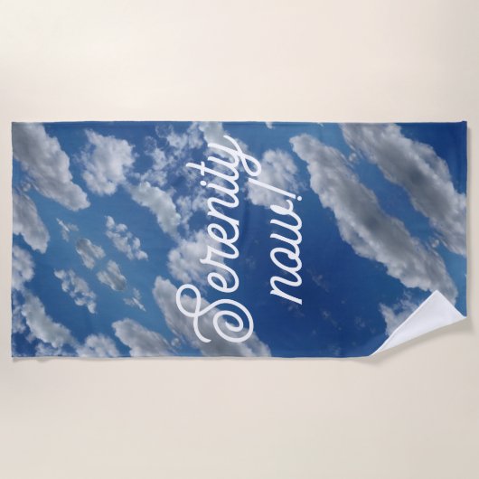 Serenity now! strandlaken (Voorkant)