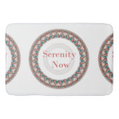 Serenity Now Zachte Mandala Badmat (Voorkant)