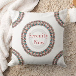Serenity Now Zachte Mandala Kussen
