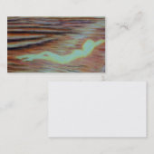 Serenity Ocean Moonlight Wave Beach Visitekaartje (Voorkant / Achterkant)