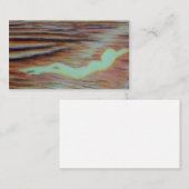 Serenity Ocean Moonlight Wave Beach Visitekaartje (Voorkant / Achterkant)