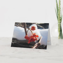 "Serenity of Hibernation" kerstkaart Kaart