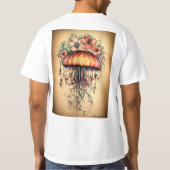Serenity of the Depth Enchanting Jellyfish T-Shirt (Achterkant)