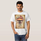 Serenity of the Depth Enchanting Jellyfish T-Shirt (Voorkant volledig)